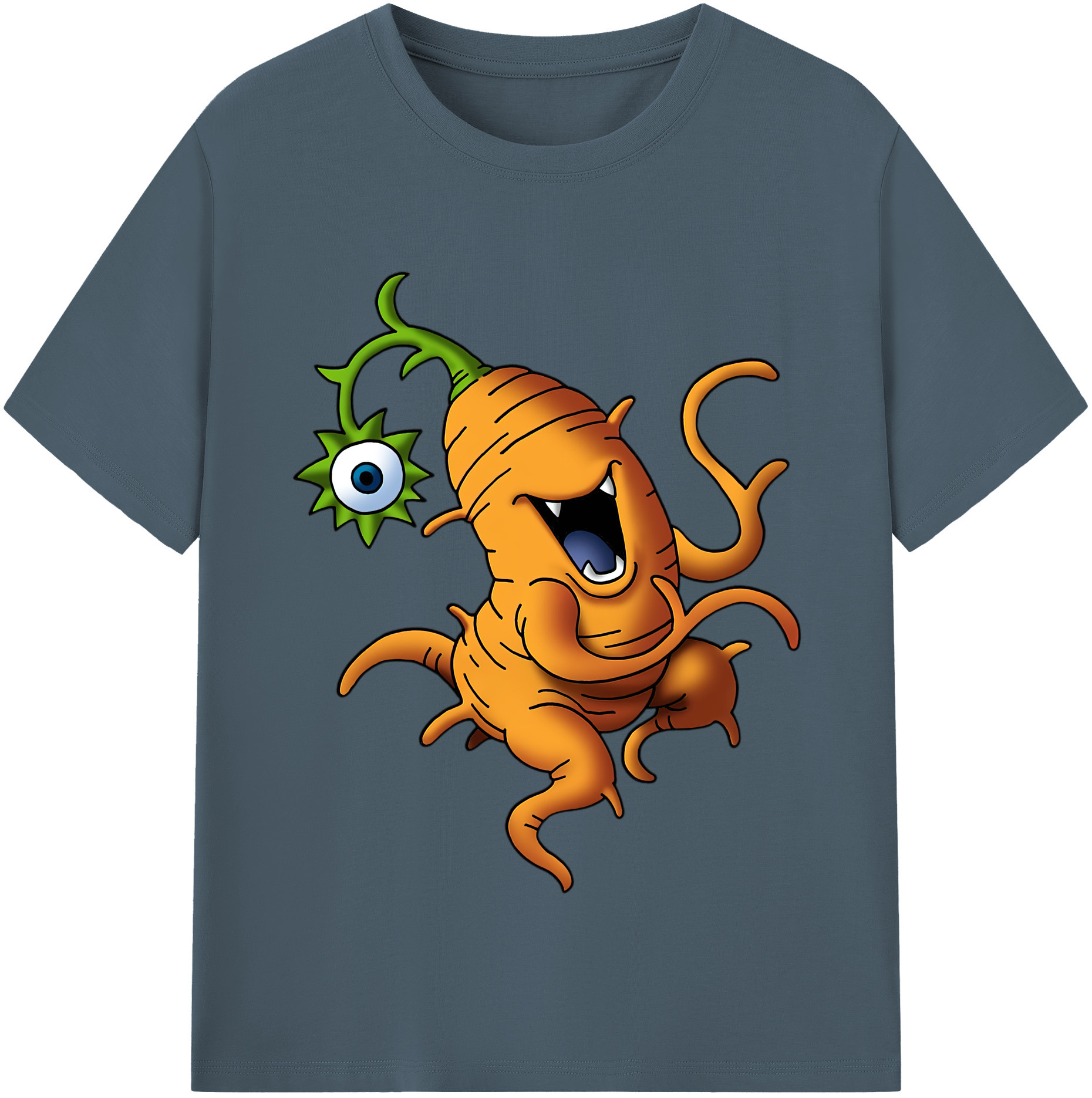 （画像用） ドラゴンクエスト Doragon Kuesuto Dragon Quest 綿100％半袖Tシャツ（フロントプリント）